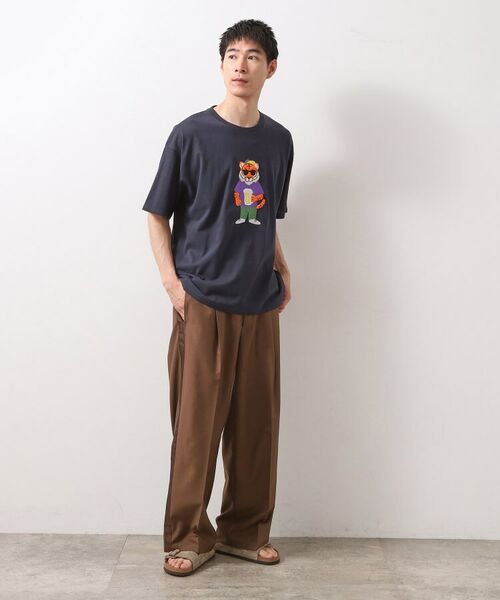 THE SHOP TK / ザ ショップ ティーケー Tシャツ | アニマル刺繍半袖Tシャツ　【洗濯機OK/ユニセックス】 | 詳細11