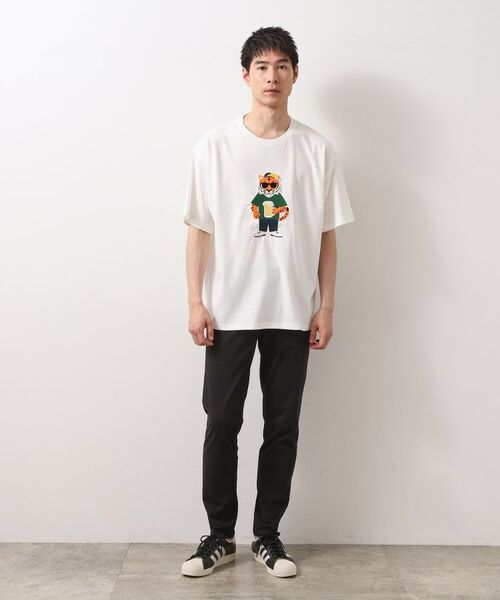 THE SHOP TK / ザ ショップ ティーケー Tシャツ | アニマル刺繍半袖Tシャツ　【洗濯機OK/ユニセックス】 | 詳細3