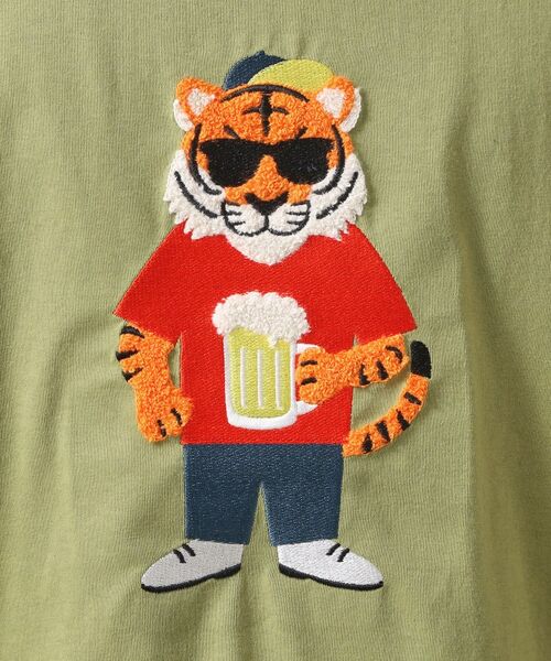 THE SHOP TK / ザ ショップ ティーケー Tシャツ | アニマル刺繍半袖Tシャツ　【洗濯機OK/ユニセックス】 | 詳細8