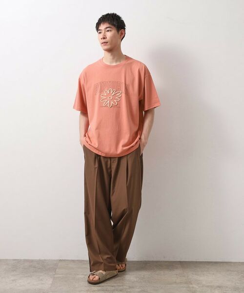 THE SHOP TK / ザ ショップ ティーケー Tシャツ | 刺繍ロゴ半袖Ｔシャツ　【洗濯機OK/ユニセックス】 | 詳細3