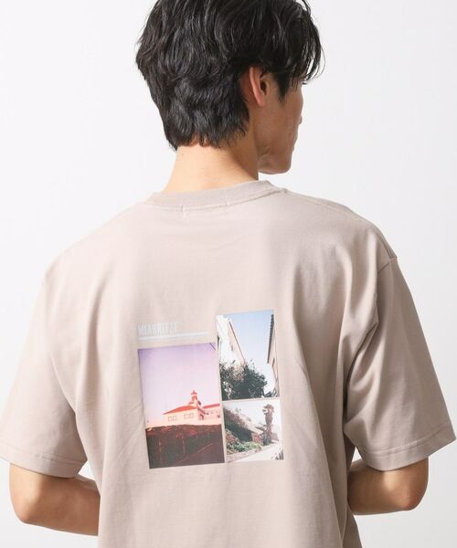 THE SHOP TK/ザ ショップ ティーケー 【旅するTシャツ】フォトプリント マシンウォッシャブル/サスティナブル ベージュ(052) 03(L) THE SHOP TK/ザ ショップ ティーケー 【旅するTシャツ】フォトプリント マシンウォッシャブル/サスティナブル ベージュ(052) 03(L)