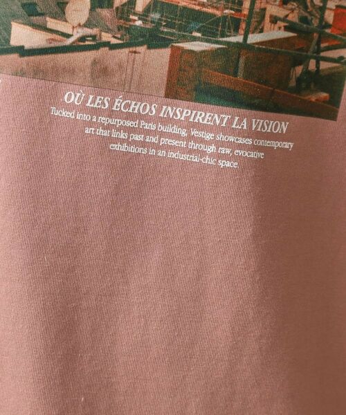 THE SHOP TK / ザ ショップ ティーケー Tシャツ | 【旅するTシャツ】フォトプリント マシンウォッシャブル／サスティナブル | 詳細4