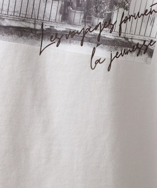 THE SHOP TK / ザ ショップ ティーケー Tシャツ | 【旅するTシャツ】フォトプリント マシンウォッシャブル／サスティナブル | 詳細8