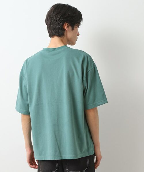 THE SHOP TK / ザ ショップ ティーケー Tシャツ | スウェード半袖ロゴTシャツ　洗濯機OK | 詳細10