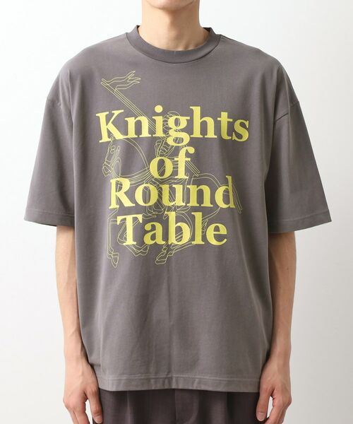 THE SHOP TK / ザ ショップ ティーケー Tシャツ | スウェード半袖ロゴTシャツ　洗濯機OK | 詳細13