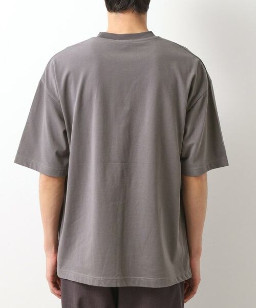 THE SHOP TK / ザ ショップ ティーケー Tシャツ | スウェード半袖ロゴTシャツ　洗濯機OK | 詳細15