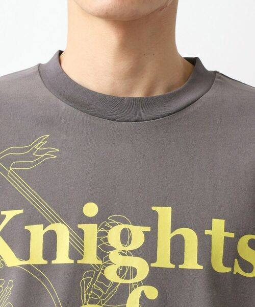 THE SHOP TK / ザ ショップ ティーケー Tシャツ | スウェード半袖ロゴTシャツ　洗濯機OK | 詳細16