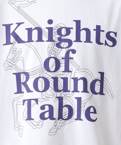 THE SHOP TK / ザ ショップ ティーケー Tシャツ | スウェード半袖ロゴTシャツ　洗濯機OK | 詳細4