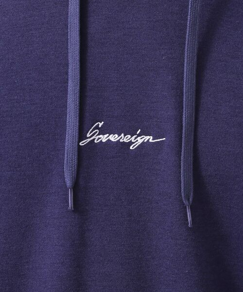 THE SHOP TK / ザ ショップ ティーケー パーカー | ポンチ半袖パーカー　【洗濯機OK】 | 詳細12