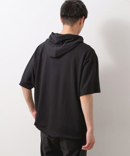 THE SHOP TK / ザ ショップ ティーケー パーカー | ポンチ半袖パーカー　【洗濯機OK】 | 詳細7