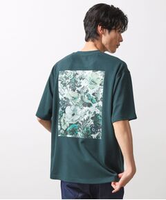 THE SHOP TK / ザ ショップ ティーケー カットソー | ボタニカルプリントオーバーサイズ半袖Ｔシャツ