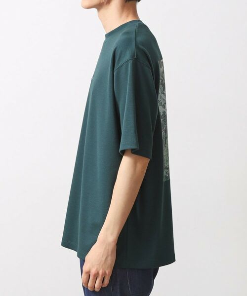 THE SHOP TK / ザ ショップ ティーケー カットソー | ボタニカルプリントオーバーサイズ半袖Ｔシャツ | 詳細14