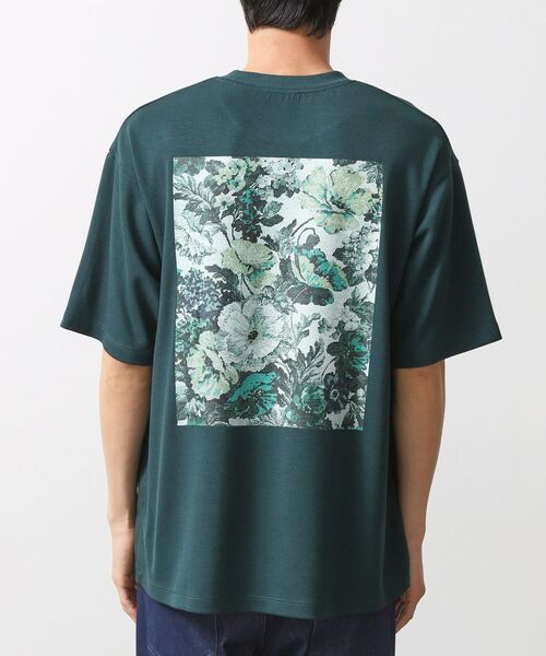 THE SHOP TK / ザ ショップ ティーケー カットソー | ボタニカルプリントオーバーサイズ半袖Ｔシャツ | 詳細15
