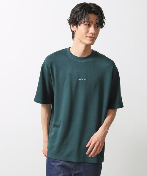 THE SHOP TK / ザ ショップ ティーケー カットソー | ボタニカルプリントオーバーサイズ半袖Ｔシャツ | 詳細5