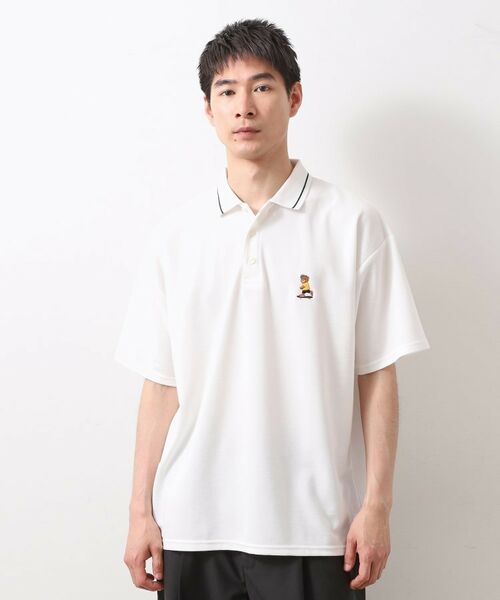 THE SHOP TK / ザ ショップ ティーケー ポロシャツ | アニマル刺繍半袖ポロシャツ　【洗濯機OK/ユニセックス】 | 詳細1
