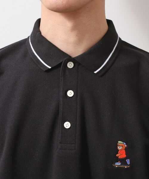 THE SHOP TK / ザ ショップ ティーケー ポロシャツ | アニマル刺繍半袖ポロシャツ　【洗濯機OK/ユニセックス】 | 詳細12