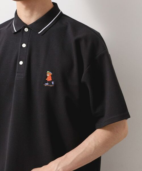 THE SHOP TK / ザ ショップ ティーケー ポロシャツ | アニマル刺繍半袖ポロシャツ　【洗濯機OK/ユニセックス】 | 詳細13