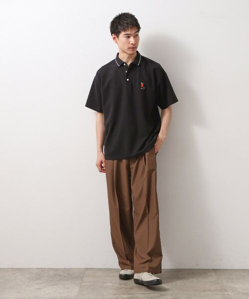 THE SHOP TK / ザ ショップ ティーケー ポロシャツ | アニマル刺繍半袖ポロシャツ　【洗濯機OK/ユニセックス】 | 詳細7