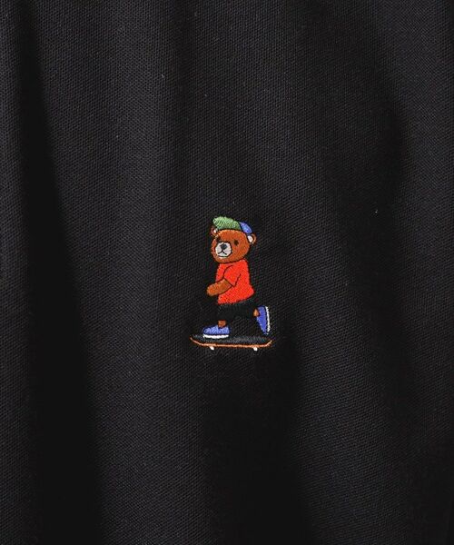THE SHOP TK / ザ ショップ ティーケー ポロシャツ | アニマル刺繍半袖ポロシャツ　【洗濯機OK/ユニセックス】 | 詳細8
