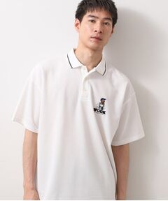 THE SHOP TK / ザ ショップ ティーケー ポロシャツ | サガラ刺繍半袖ポロシャツ　【洗濯機OK/ユニセックス】