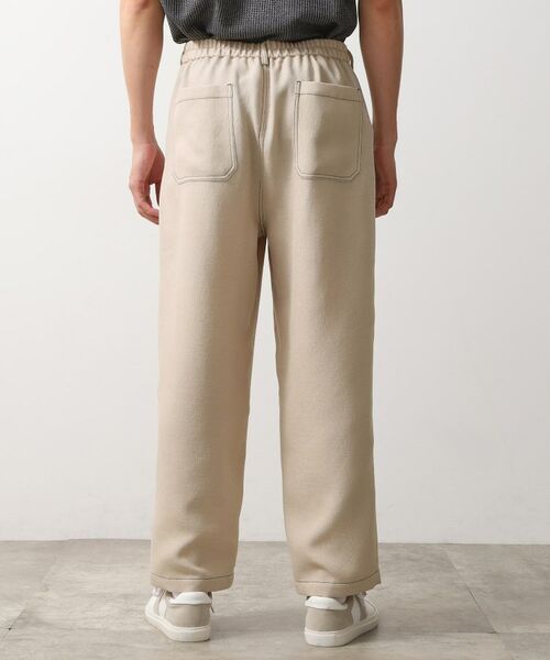 THE SHOP TK / ザ ショップ ティーケー パンツ | ブッチャー配色ワイドパンツ | 詳細17