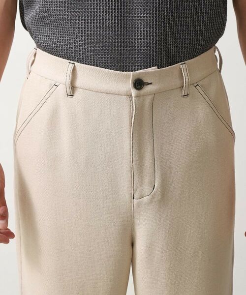 THE SHOP TK / ザ ショップ ティーケー パンツ | ブッチャー配色ワイドパンツ | 詳細18