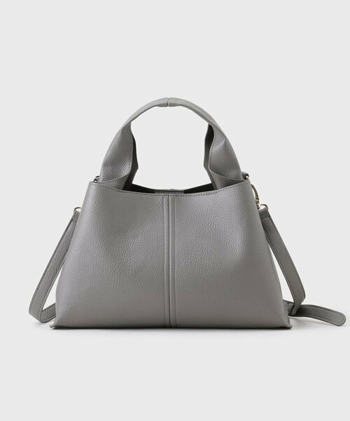 THE SHOP TK / ザ ショップ ティーケー ショルダーバッグ | ワンハンドルバッグ【2WAY】(チャコールグレー(014))