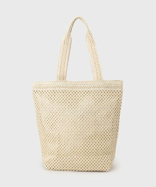 THE SHOP TK / ザ ショップ ティーケー トートバッグ | カラーロゴ雑材トートバッグ | 詳細3