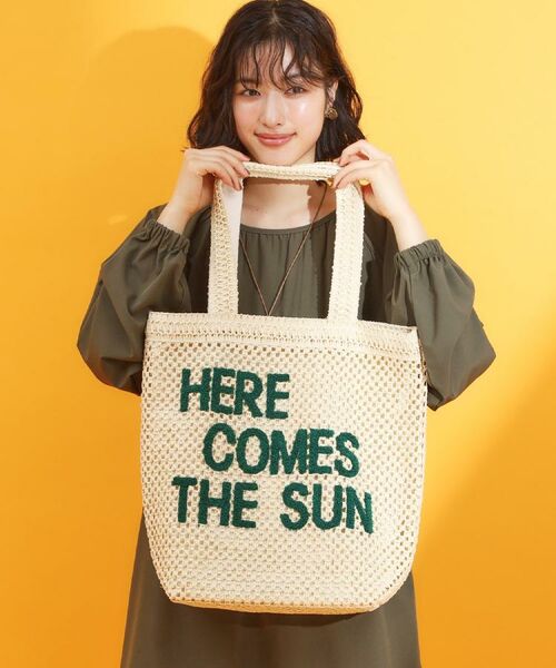 THE SHOP TK / ザ ショップ ティーケー トートバッグ | カラーロゴ雑材トートバッグ | 詳細8