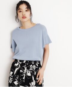 THE SHOP TK / ザ ショップ ティーケー ニット・セーター | さらさらフレアスリーブサマーニット【毛玉になりにくい/UV/洗濯機OK】