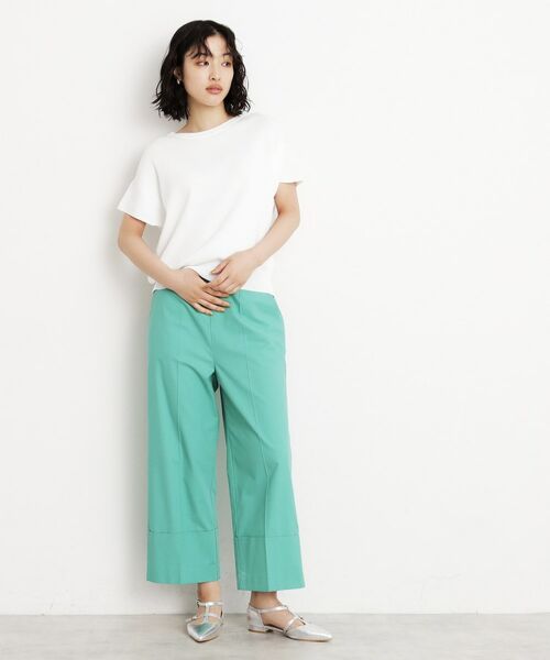 THE SHOP TK / ザ ショップ ティーケー ニット・セーター | さらさらフレアスリーブサマーニット【毛玉になりにくい/UV/洗濯機OK】 | 詳細1