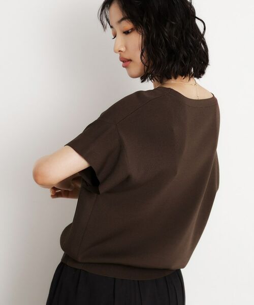 THE SHOP TK / ザ ショップ ティーケー ニット・セーター | さらさらフレアスリーブサマーニット【毛玉になりにくい/UV/洗濯機OK】 | 詳細10