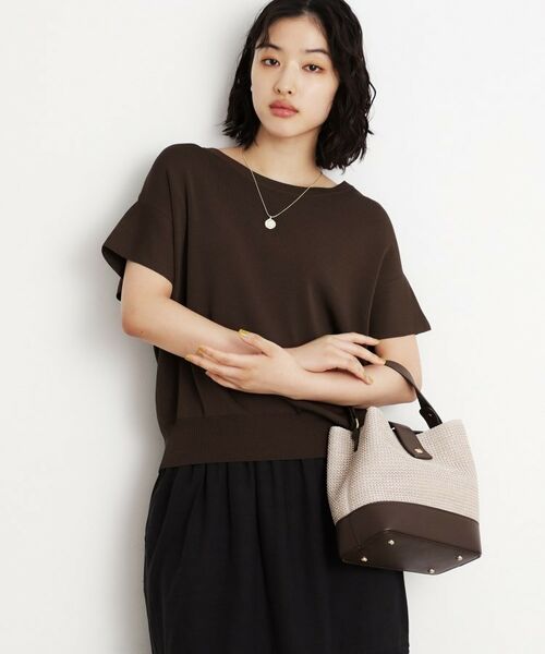 THE SHOP TK / ザ ショップ ティーケー ニット・セーター | さらさらフレアスリーブサマーニット【毛玉になりにくい/UV/洗濯機OK】 | 詳細11