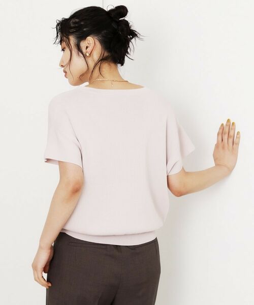 THE SHOP TK / ザ ショップ ティーケー ニット・セーター | さらさらフレアスリーブサマーニット【毛玉になりにくい/UV/洗濯機OK】 | 詳細15