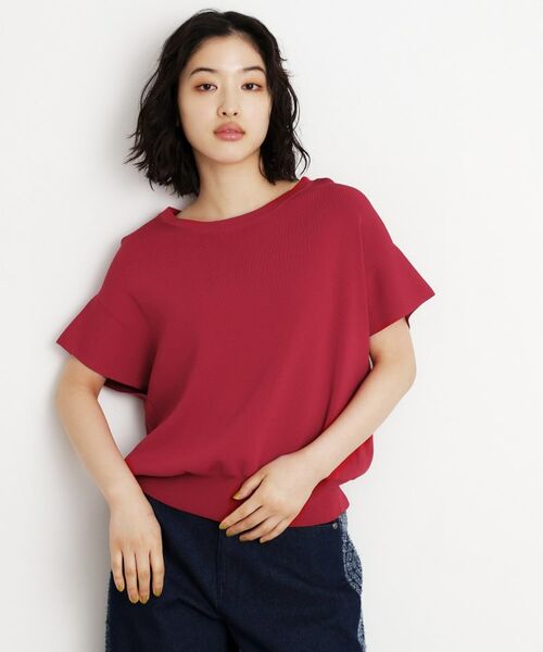 THE SHOP TK / ザ ショップ ティーケー ニット・セーター | さらさらフレアスリーブサマーニット【毛玉になりにくい/UV/洗濯機OK】 | 詳細18