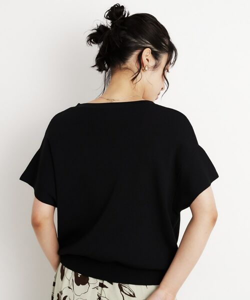 THE SHOP TK / ザ ショップ ティーケー ニット・セーター | さらさらフレアスリーブサマーニット【毛玉になりにくい/UV/洗濯機OK】 | 詳細6