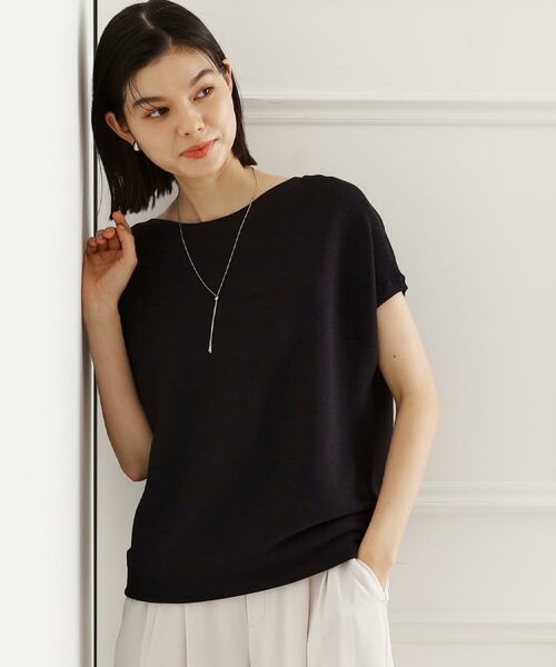 THE SHOP TK / ザ ショップ ティーケー ニット・セーター | 【再入荷/6色展開】さらさらフレンチニット【毛玉になりにくい/洗濯機OK】 | 詳細12