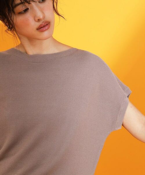 THE SHOP TK / ザ ショップ ティーケー ニット・セーター | 【再入荷/6色展開】さらさらフレンチニット【毛玉になりにくい/洗濯機OK】 | 詳細15