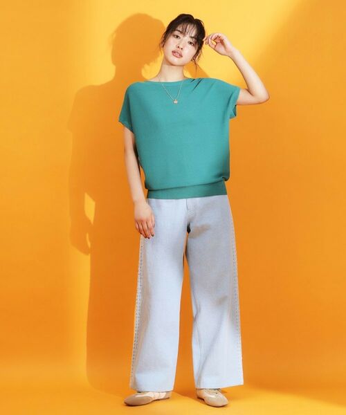 THE SHOP TK / ザ ショップ ティーケー ニット・セーター | 【再入荷/6色展開】さらさらフレンチニット【毛玉になりにくい/洗濯機OK】 | 詳細27