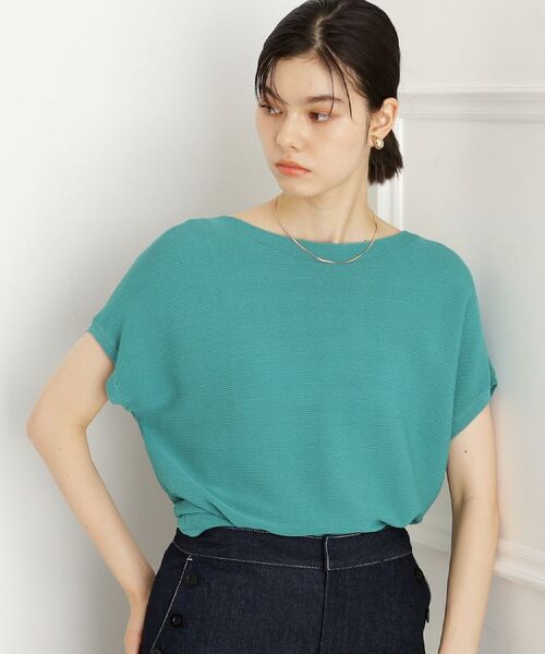 THE SHOP TK / ザ ショップ ティーケー ニット・セーター | 【再入荷/6色展開】さらさらフレンチニット【毛玉になりにくい/洗濯機OK】 | 詳細3