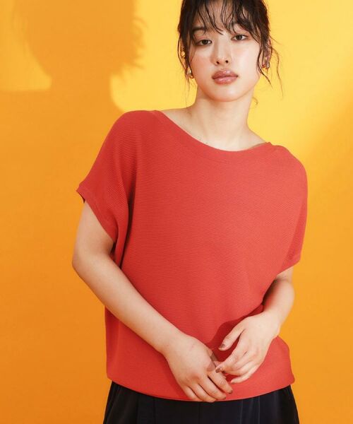 THE SHOP TK / ザ ショップ ティーケー ニット・セーター | 【再入荷/6色展開】さらさらフレンチニット【毛玉になりにくい/洗濯機OK】 | 詳細30