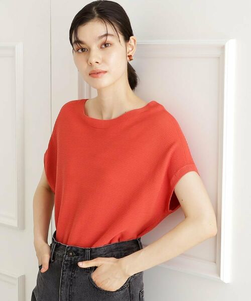 THE SHOP TK / ザ ショップ ティーケー ニット・セーター | 【再入荷/6色展開】さらさらフレンチニット【毛玉になりにくい/洗濯機OK】 | 詳細9