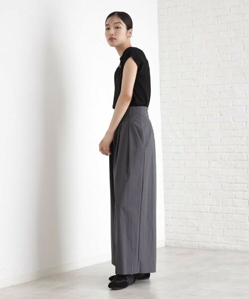 THE SHOP TK / ザ ショップ ティーケー ニット・セーター | ラメシアーフレンチ袖トップス【セットUP可/洗濯機OK】 | 詳細3