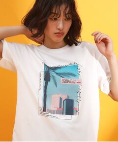 THE SHOP TK / ザ ショップ ティーケー Tシャツ | フォトアソートTシャツ【接触冷感/UV/毛玉になりにくい/洗濯機OK】
