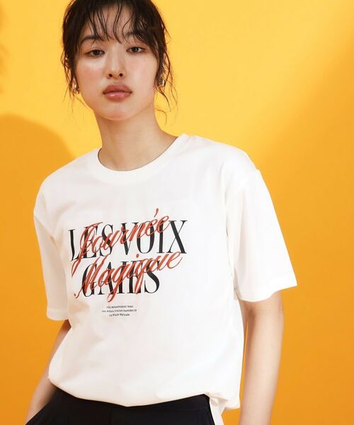 THE SHOP TK / ザ ショップ ティーケー Tシャツ | フォトアソートTシャツ【接触冷感/UV/毛玉になりにくい/洗濯機OK】 | 詳細1