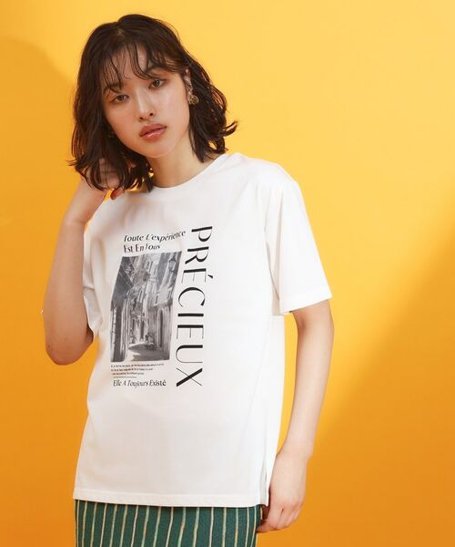 THE SHOP TK / ザ ショップ ティーケー Tシャツ | フォトアソートTシャツ【接触冷感/UV/毛玉になりにくい/洗濯機OK】 | 詳細10
