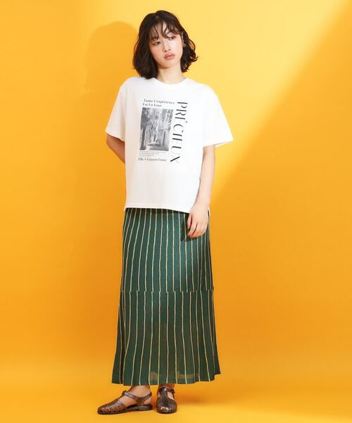 THE SHOP TK / ザ ショップ ティーケー Tシャツ | フォトアソートTシャツ【接触冷感/UV/毛玉になりにくい/洗濯機OK】 | 詳細11