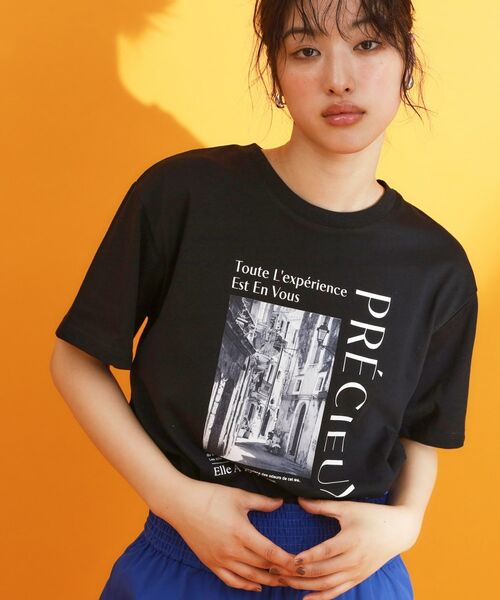 THE SHOP TK / ザ ショップ ティーケー Tシャツ | フォトアソートTシャツ【接触冷感/UV/毛玉になりにくい/洗濯機OK】 | 詳細13