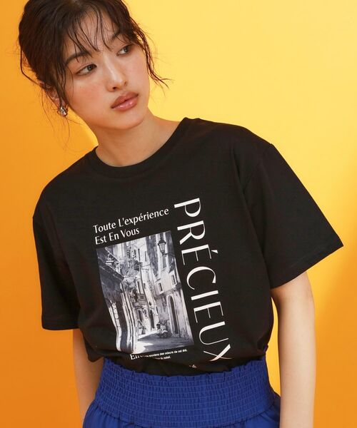 THE SHOP TK / ザ ショップ ティーケー Tシャツ | フォトアソートTシャツ【接触冷感/UV/毛玉になりにくい/洗濯機OK】 | 詳細14