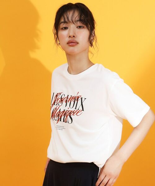 THE SHOP TK / ザ ショップ ティーケー Tシャツ | フォトアソートTシャツ【接触冷感/UV/毛玉になりにくい/洗濯機OK】 | 詳細2